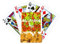 Laubahorn Herbst Esel Gold Poker Spielkarte Klassisches Spiel