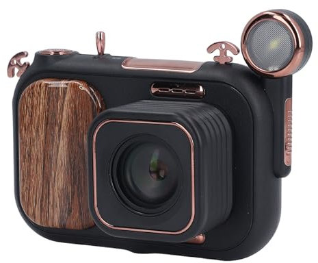 Vintage Digital Camera, 96MP 5K Ultra HD Vlogging Cameras for Photography and Video, 50x Digital Zoom WiFi Connection Type C Charging, Retro Point and Shoot Camera for YouTube
