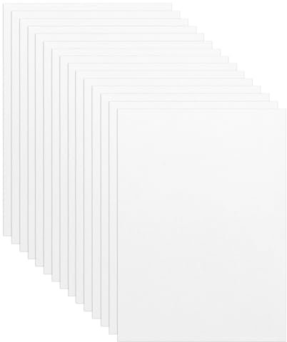 WOPPLXY 15 Stück Weiß MDF Platten, 420 x 300 x 3 mm MDF Holzplatten zum Basteln, MDF Platten 3mm für Malerei, Dekor, Lasergravur