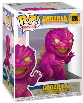 Funko POP! Premium: Godzilla - Retro Futurism Pink Godzilla | Offizielles Sci-Fi Merch - Vinyl Sammelfigur als Regal Deko - Geschenkidee zum Geburtstag für Fans und Sammler