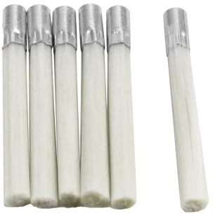 Sizoriruk 6pcs Scratch Brush Refills,Watch Repair Cleaning Fiber Brush Replacement Tips for Watch Maintenance