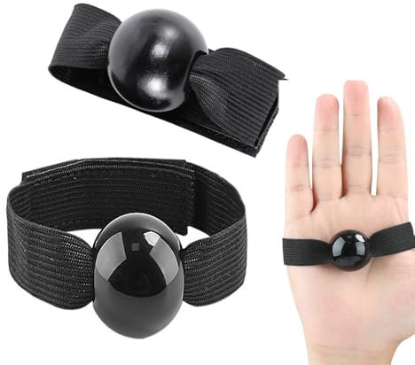 Changyeah Volleyballaufschlagtrainer,1 Paar Volleyball Trainingsgürtel,Volleyball-Schnalle Trainingsgürtel Volleyball Training Handschlaufe Trainingsgeräte Professional Passer(schwarz)