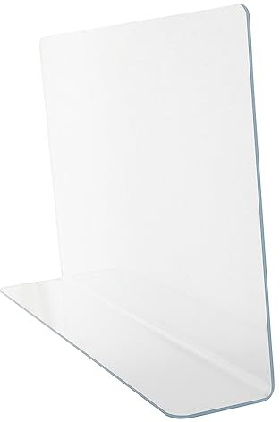 Alipis Paraspruzzi per Vasca da Bagno e Lavello Angolare 30x5x17,8 Cm Resistente Adesivo Forte per Bagno e Doccia Anti-Schizzi Protezione per Pavimento e Vestiti