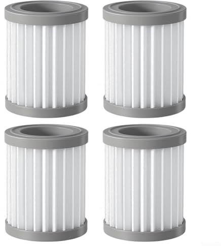 YUETTYY Lot de 4 filtres lavables et réutilisables pour aspirateur robot Lefant M320