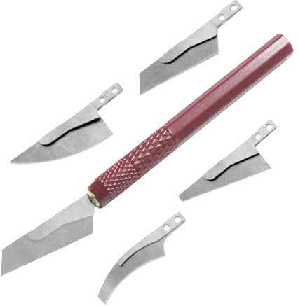 Handsäge für Modellbau - Modellsäge zum Basteln, Modellierwerkzeug-Set für Handmodellbau | Hobby Craft Saw Metallsäge-Werkzeug-Set mit 4 Handwerksmessern, Set