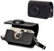 CAIYOULE Camera Case for KODAK EKTAR H35 H35N/F8/F9 Half Frame Film Camera, PU Leather Camera Case for KODAK Camera Carrying Protective Case with Shoulder Strap, Black (No Camera)