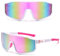 BECILES Sonnenbrille Fahrradbrille,Herren Damen Sportbrille Fahrradbrille,Schutzbrille Sonnenbrille Anti-Uv für Outdooraktivitäten Wie Radfahren Laufen Klettern Autofahren Angeln Golf Ski im Freien