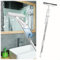 HJXBD888 3 en 1 Spray Limpia Cristales con Poste Telescópico, Maquina Limpia Cristales con 3 Paños Microfibra para Ventanas Altas Interiores/Exteriores
