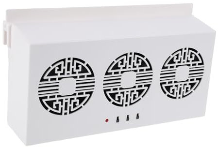 Abaodam Ventilateur De Voiture Climatiseur Portable Solaire Refroidisseurs De Voiture Climatiseur De Voiture Pare-brise De Climatisation Abdos Blanche
