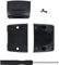 M50X Headband Beam Buckle Side Covers Repair Parts, One Side Clip Replacement Hinge Clamps Accessories for Audio-Technica ATH-M50x, ATH-M50xBT2 Headphones
