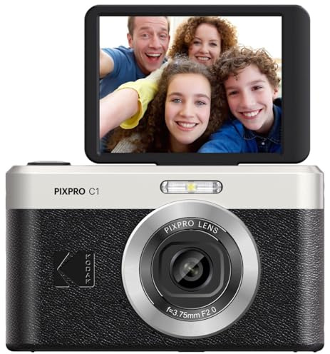 Kodak Pixpro C1 Digitalkamera, Schwarz