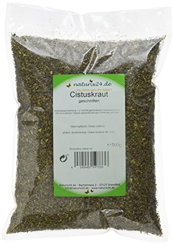 Naturix24 Cistrosenkraut geschnitten, 1er Pack (1 x 500 g)