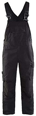 Blakläder 269513309998C48 Latzhose Größe in Schwarz/Dunkelgrau, C48