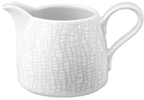 Seltmann Weiden 001.743875 Milchkännchen 0,26 L, 12.9 x 8.5 x 7.9 cm, Weiß/Grau
