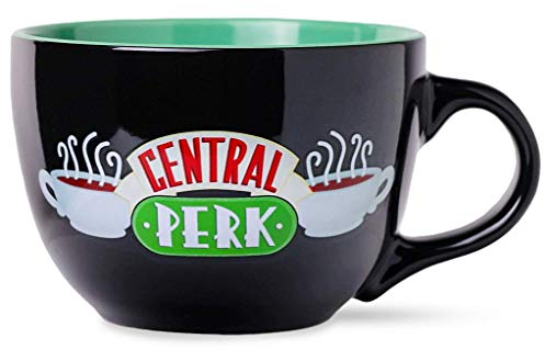Silver Buffalo FRD20133 Friends Central Perk - Taza de cerámica para sopa, multicolor