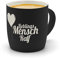 printplanet - Kaffeebecher mit Namen Ralf graviert - SoftTouch Tasse mit Gravur Design Lieblingsmensch - Matt-gummierte Oberfläche - Farbe Schwarz