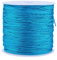 Haofy Corde en Nylon, Nylon Perles Fil Ficelle Chinois Noeud Cordon Rails Macrame Shamballa Fil Ficelle Noir pour la Fabrication de Bijoux DIY (Bleu foncé)