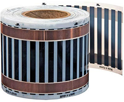 Chauffage au sol électrique 0,2 x 1,5 m - Chauffage infrarouge - Film chauffant - Bande chauffante - 42 V