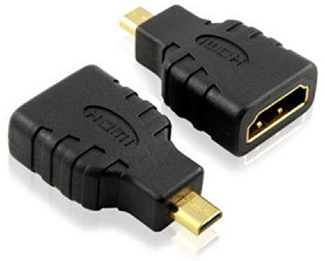 iodvfs Mini adaptateur HDMI mâle vers HDMI femelle pour TV, tablette, téléphone portable
