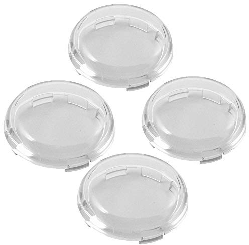 ZYTC Motorrad Blinker Linse Kit 4pcs klare Linse für Harley