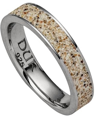 DUR Damen RingMarina Sand aus 925er Silber Größe 62 (19.7) R5578.62, 62 (19.7)