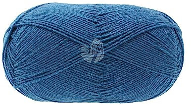 LANA GROSSA Meilenweit 100 Merino extrafine | Hochwertiges Sockengarn, waschmaschinenfest | Handstrickgarn aus 75% Schurwolle & 25% Polyamid | 100g Wolle zum Stricken & Häkeln | 420m Garn