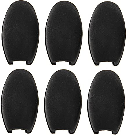 6Pcs Yootones Saxophone Thumb Finger Rest Palm Key Risers for Treble/Alto/Tenor Sax Key (Black)
