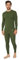 DANISH ENDURANCE Merinowolle Thermo-Unterwäsche Set, Premium Skiunterwäsche, Funktionsunterwäsche, Lange Unterhose & Langarmshirt für Herren, Grün, S
