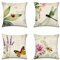 Artscope wasserdichte Kissenbezugen, 4 Stück Insekten und Pflanzen Kissenhülle Atmungsaktiv Kissen Fall für Outdoor Balkon Terrasse Patio Garten Bauernhaus Dekor 40 x 40cm