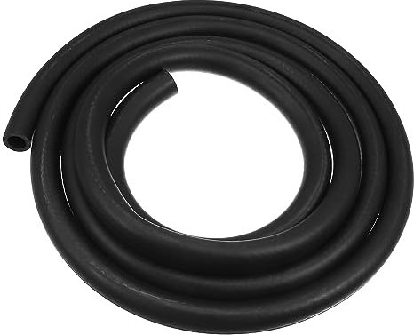 X AUTOHAUX 300cm 16mm Coche Flexible Recto Calefacción Manguera Radiador Goma Negro