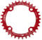 Jane Eyre Fahrrad kettenblätter 104 BCD Rot 34T schmales breites Einzel kettenblatt, rundes schmales breites Kettenblatt für Rennrad Mountainbike BMX MTB