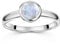 Materia Mondstein Ring Silber 925 echt - Edelstein Schmuck SR-19-56