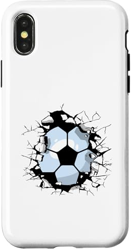 Hülle für iPhone X/XS Fußball