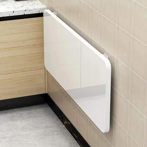 Klapptisch Wandmontage, Wandklapptisch, Schwebender Esstisch, Kleiner Klapptisch, Klappbarer Computertisch, Wandhängetisch, Laptoptisch, Platzsparend Zusammenklappbarer Arbeitstisch ( Size : 40x30cm/1