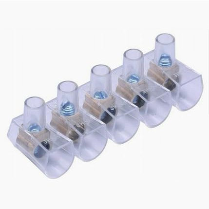 OISE ART STORE Trade Shop - Morsetti Unipolari Morsettiera Terminali 2 Stecche da 5 Pezzi Sezione 2.5mm² 83312