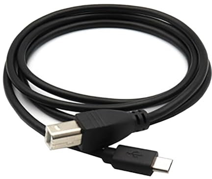 LUCKGONI Nuovo Micro USB Maschio a USB Tipo B Maschio Dati OTG Cavo Per Scanner MIDI Controller Tastiera MIDI Connettore Stampante