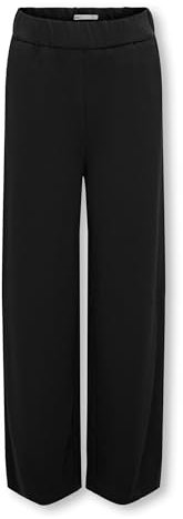 KIDS ONLY Mädchen Kogpoptrash Life Wide Pant PNT Noos Hose, Schwarz, 152 EU