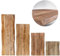 trelevo Holzplatte 60x60 cm, Mangoholz massiv 26mm, Tischplatte lackiert, Baumkantenplatte für Sitzbank, Waschtisch und Beistelltisch