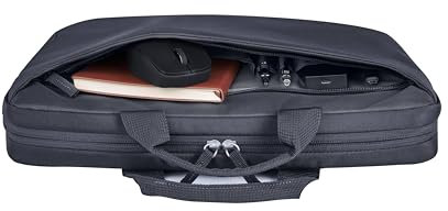 HP Everyday 14 Zoll Laptop-Aktentasche – Wasserabweisend, Gepolstertes Laptopfach, Abnehmbarer Schultergurt, Viel Stauraum, Recyceltes Material, Nachhaltig, Odyssey Grau