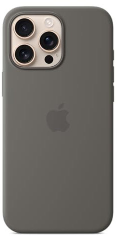 Apple iPhone 16 Pro Max Silicone Case with MagSafe - Stone Grey 