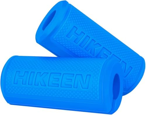 BOOSTEADY Hantelgriffe Silikon Grips 2 Stücke Bar Grips Thick Bar Grips für Bizeps Trizeps und Unterarm Hantelgriffe für Armtraining