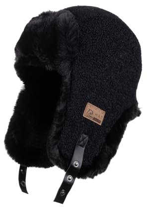 SRZYMJ Wintermütze Herren Damen Schwarz Mütze mit Licht,Outdoor Hüte für Herren Damen,Beleuchtete Mütze Winter Herren Mütze Warme Witzige Geburtstagsgeschenk Mann Camping Gadgets für Angler