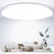 OUILA Ø50cm Lámpara de Techo, 48W 4800LM 6500K Blanco Frio Plafón Led Redondo Plafon LED Techo IP44 Moderna Lampara Techo Para Oficina Cocina Comedor Balcón Baño Pasillo