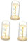 Garneck 3 Pz Ornamento Rosa Mazzi Di Fiori Per Il Matrimonio Rosa Stabilizzata Con Collana Fiori Di Compleanno Per Le Donne Collana Di Rose Luce Di Rosa Incantata Transparent Di Legno
