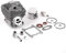 RASTKY Kettensägen-Zylinder-Kolben-Kit aus Aluminiumlegierung, komplettes Zubehör-Set für MS261 Kettensägen-Montage-Hardware-Teile