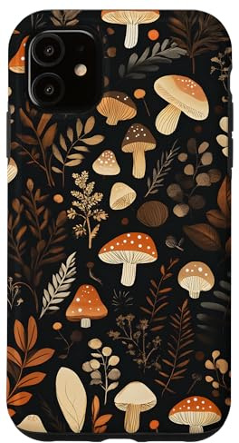 Mushroom Nature Autumn Case for iPhone 11