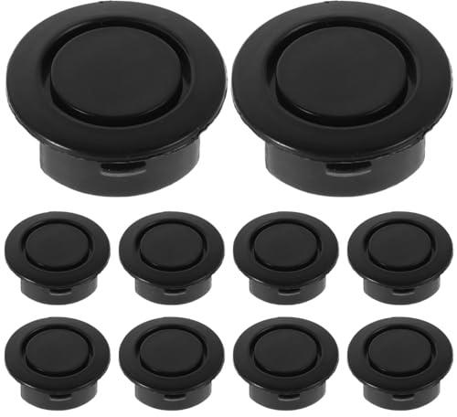 ABOOFAN 10 cache-trous radar de recul pare-chocs arrière, bouchons plastique noir, installation sans outil, camouflage capteurs pour voiture universelle, protection bumper, cache capteur stationnement