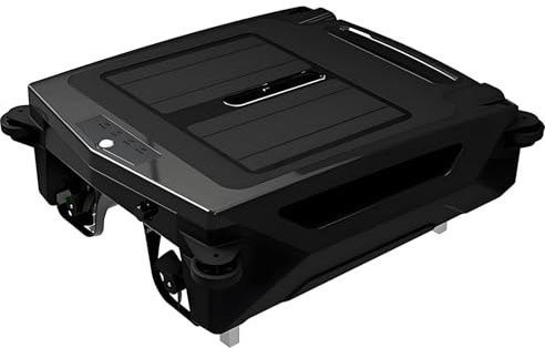 CGLYYDS Solaire Skimmer de Piscine Robot,Robot de Piscine sans Fil avec Double Option de Charge, évitement Intelligent des Obstacles