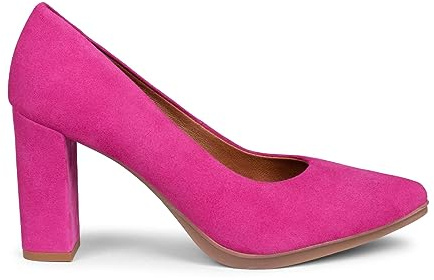 miMaO. Zapatos de tacón Alto Mujer cómodos con Plantilla de Gel. Salones Piel Ante. Hecho en España