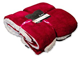 Kuscheldecke Plaid Lars rot 150x200cm